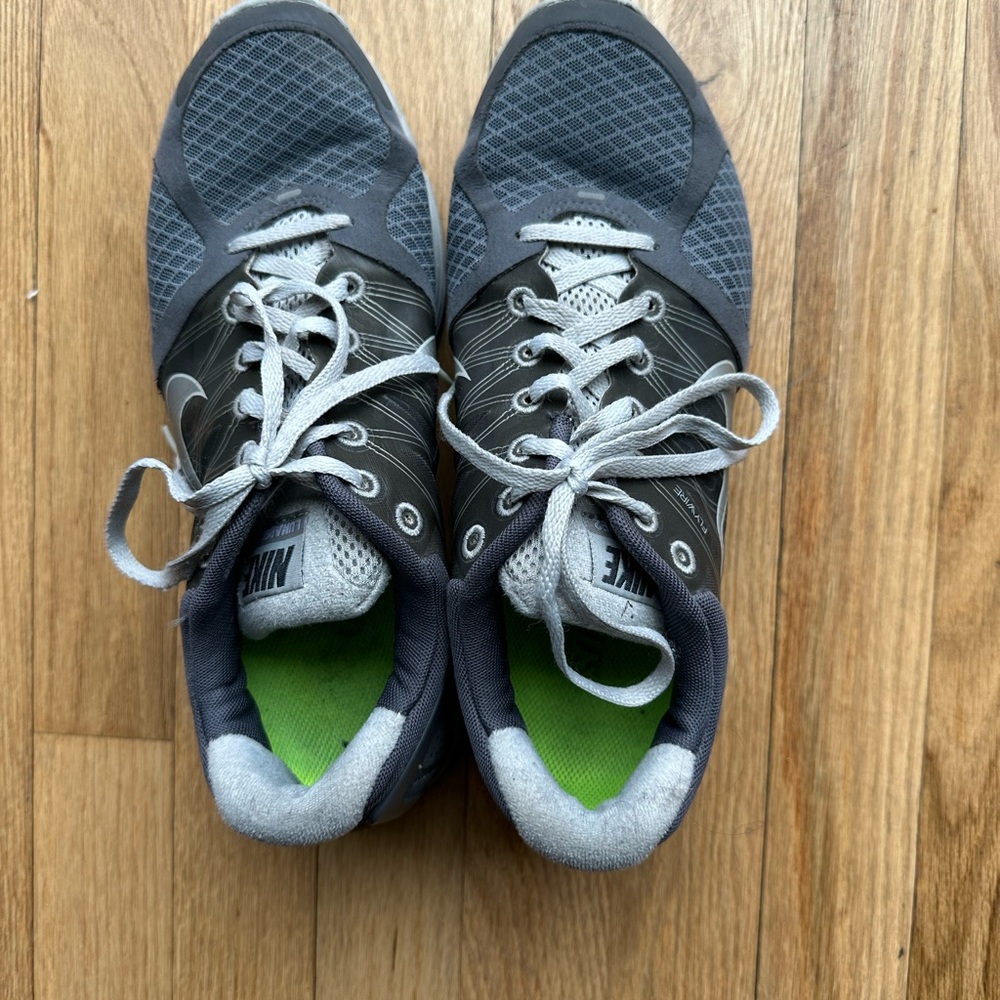 NIKE LUNARGLIDE 2 WOMEN’S GREY RUNNING SNEAKERS (9)
